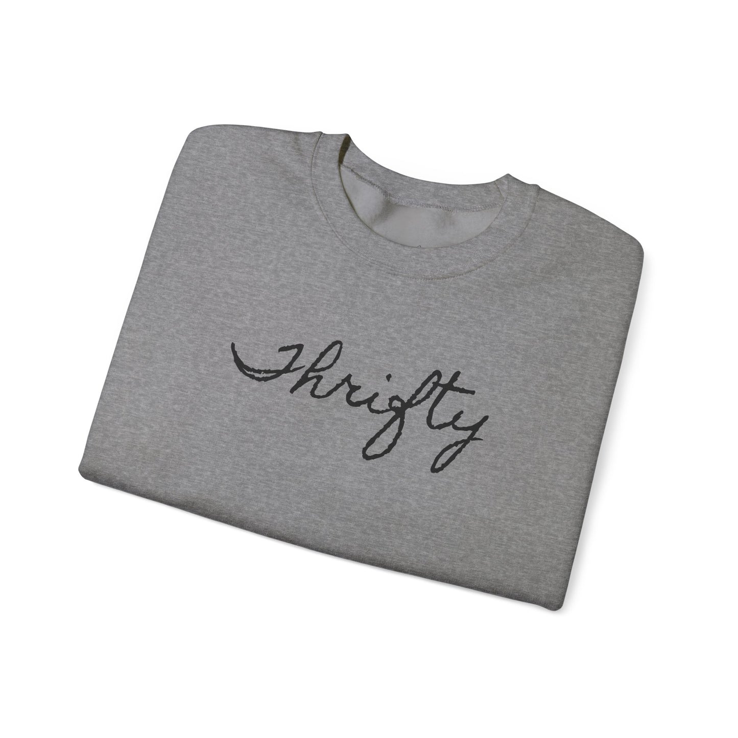 Thrifty Unisex Crewneck Sweatshirt - Comfortable Casual Wear