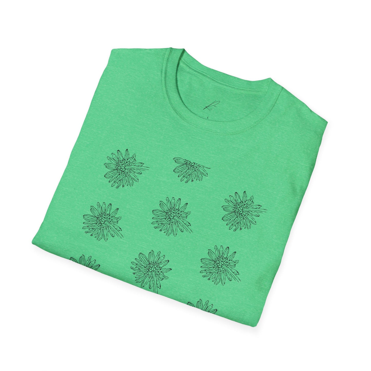 Botanical Floral Unisex Softstyle T-Shirt - Comfortable Nature-Inspired Design