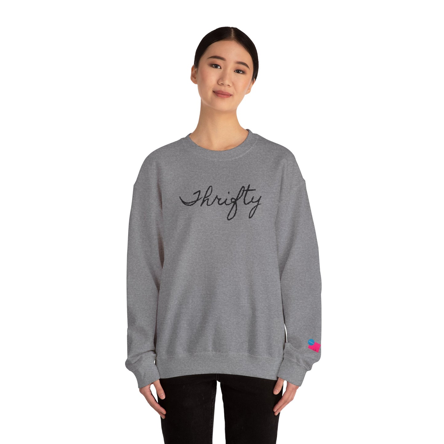 Thrifty Unisex Crewneck Sweatshirt - Comfortable Casual Wear