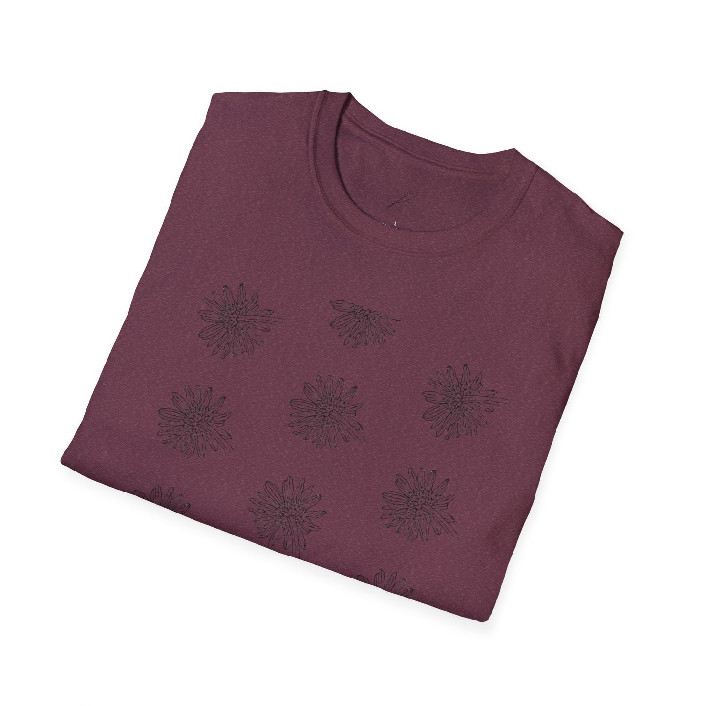 Botanical Floral Unisex Softstyle T-Shirt - Comfortable Nature-Inspired Design