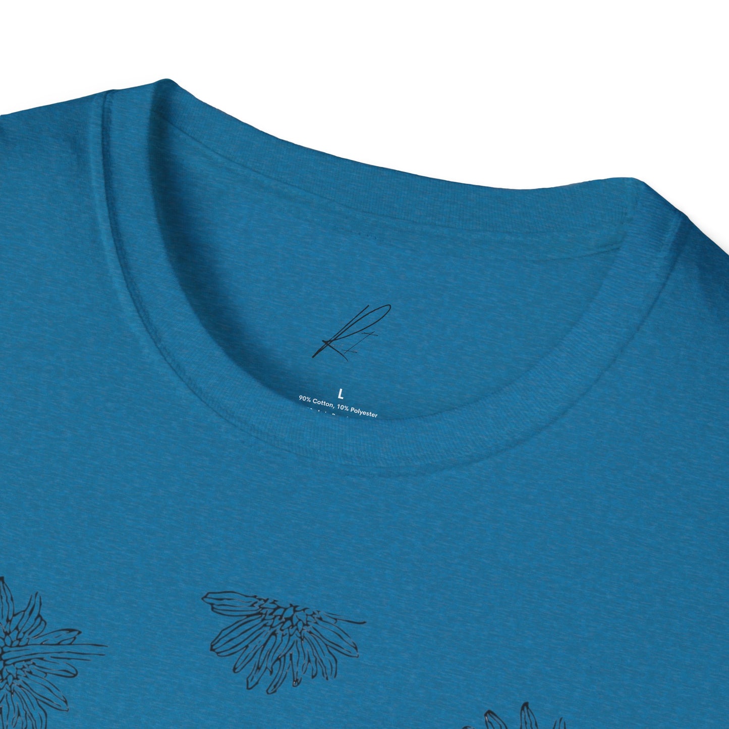 Botanical Floral Unisex Softstyle T-Shirt - Comfortable Nature-Inspired Design