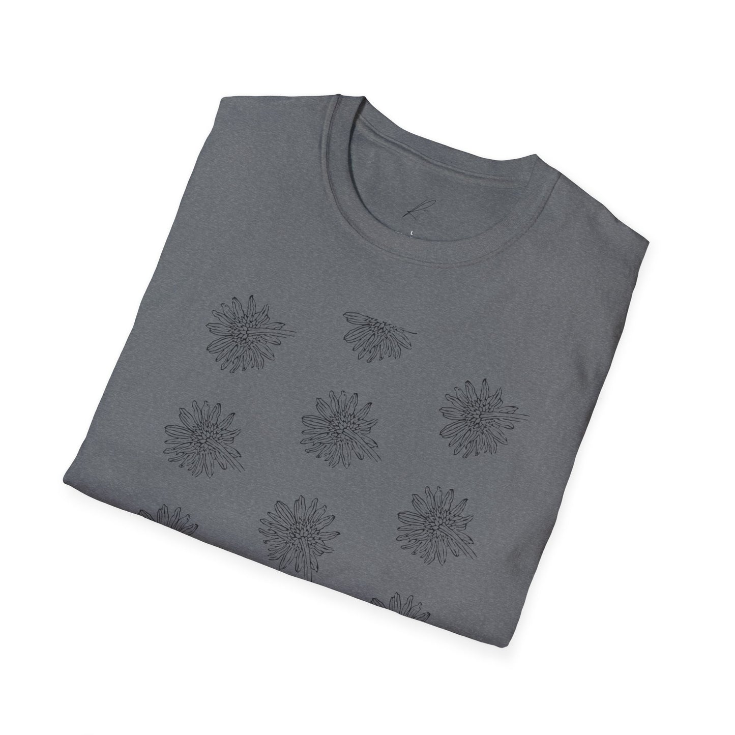 Botanical Floral Unisex Softstyle T-Shirt - Comfortable Nature-Inspired Design