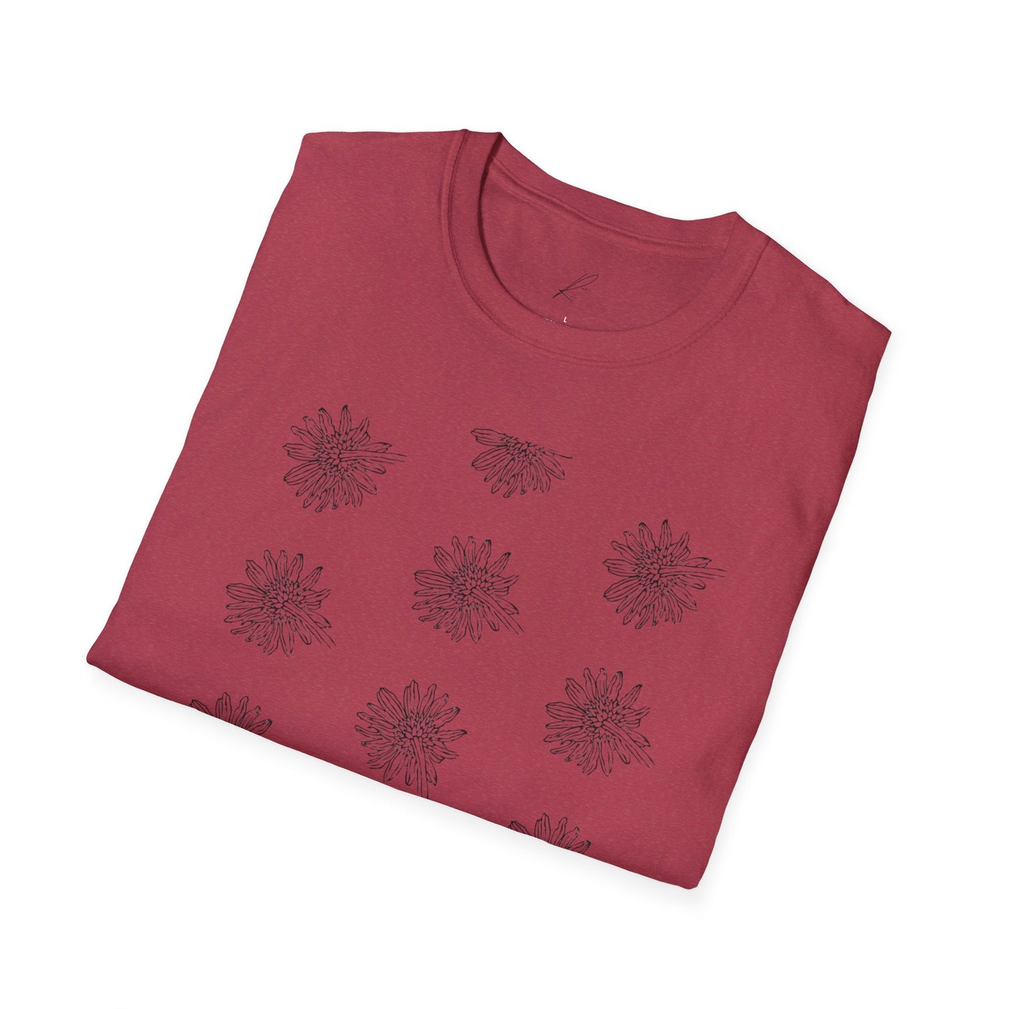 Botanical Floral Unisex Softstyle T-Shirt - Comfortable Nature-Inspired Design