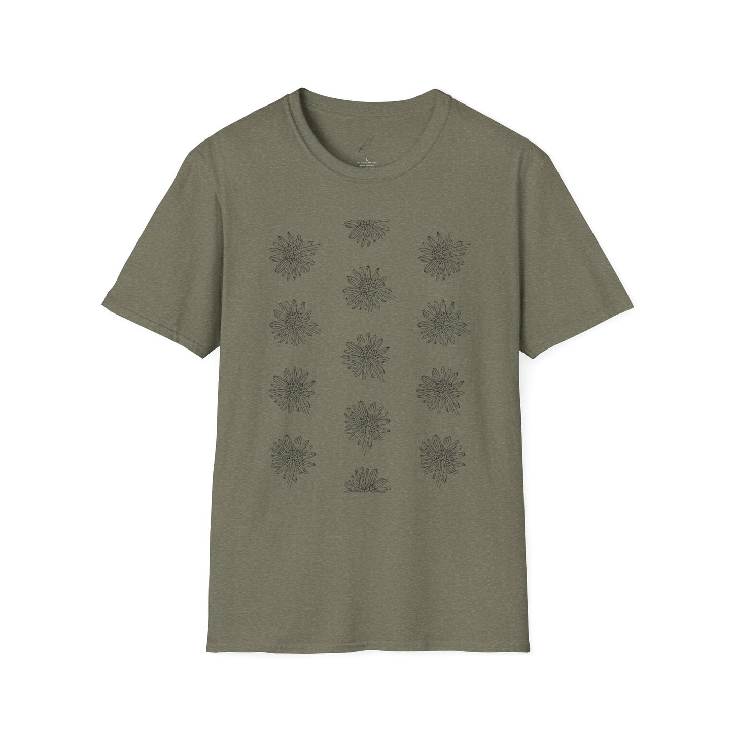 Botanical Floral Unisex Softstyle T-Shirt - Comfortable Nature-Inspired Design