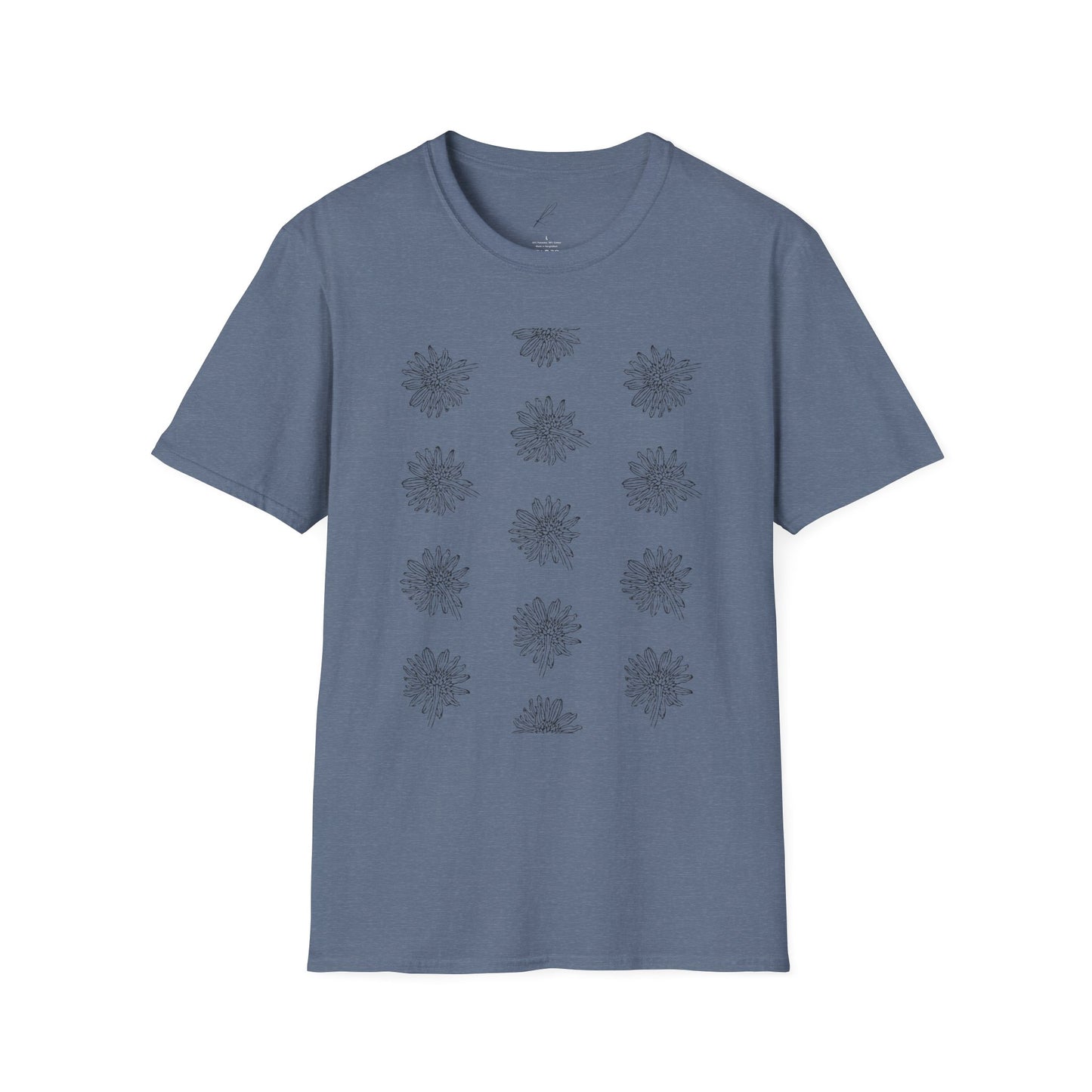 Botanical Floral Unisex Softstyle T-Shirt - Comfortable Nature-Inspired Design