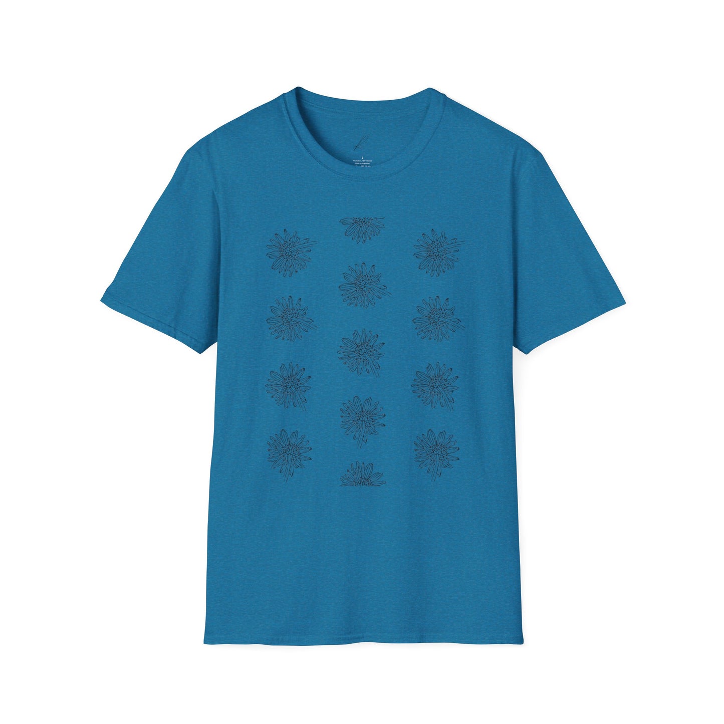 Botanical Floral Unisex Softstyle T-Shirt - Comfortable Nature-Inspired Design