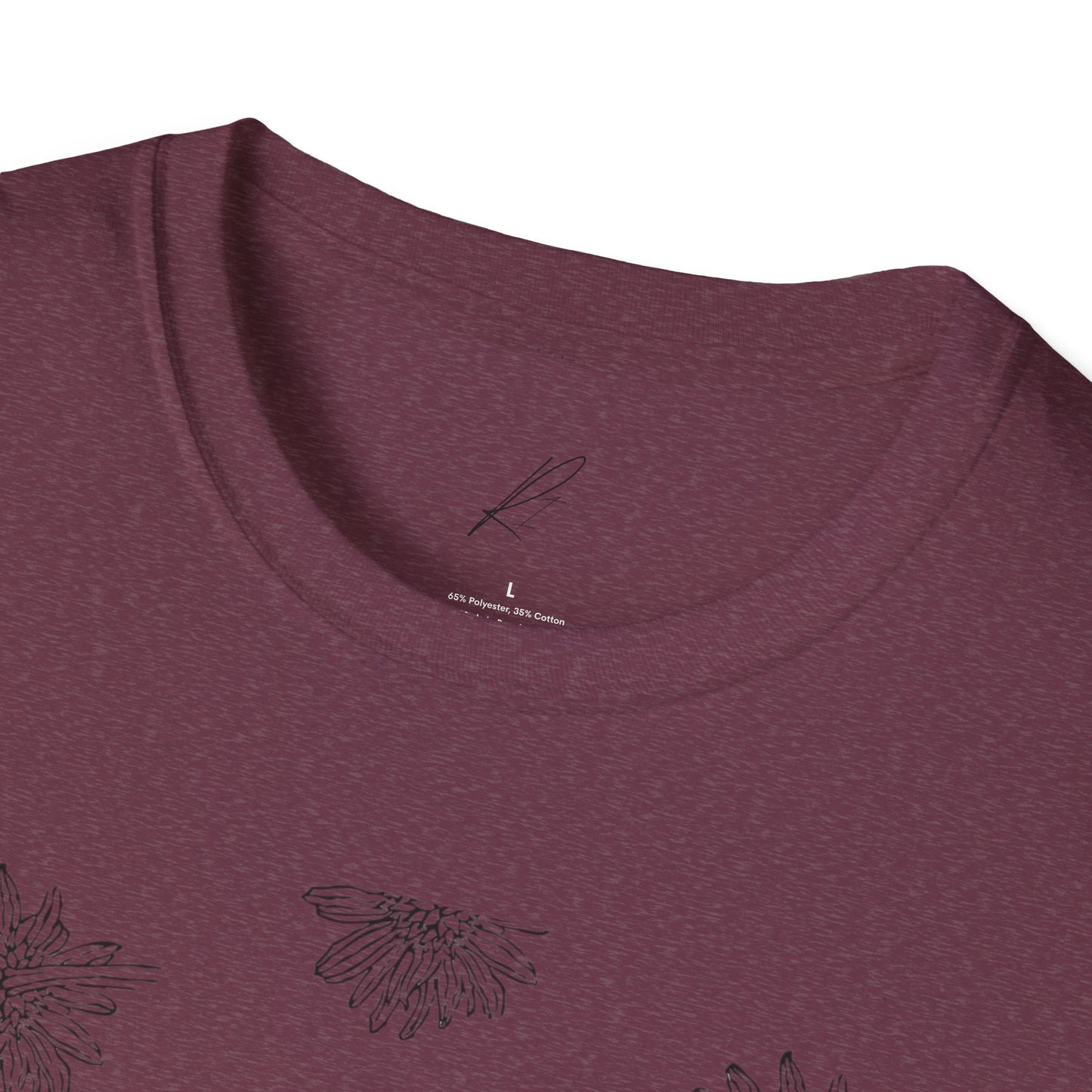 Botanical Floral Unisex Softstyle T-Shirt - Comfortable Nature-Inspired Design
