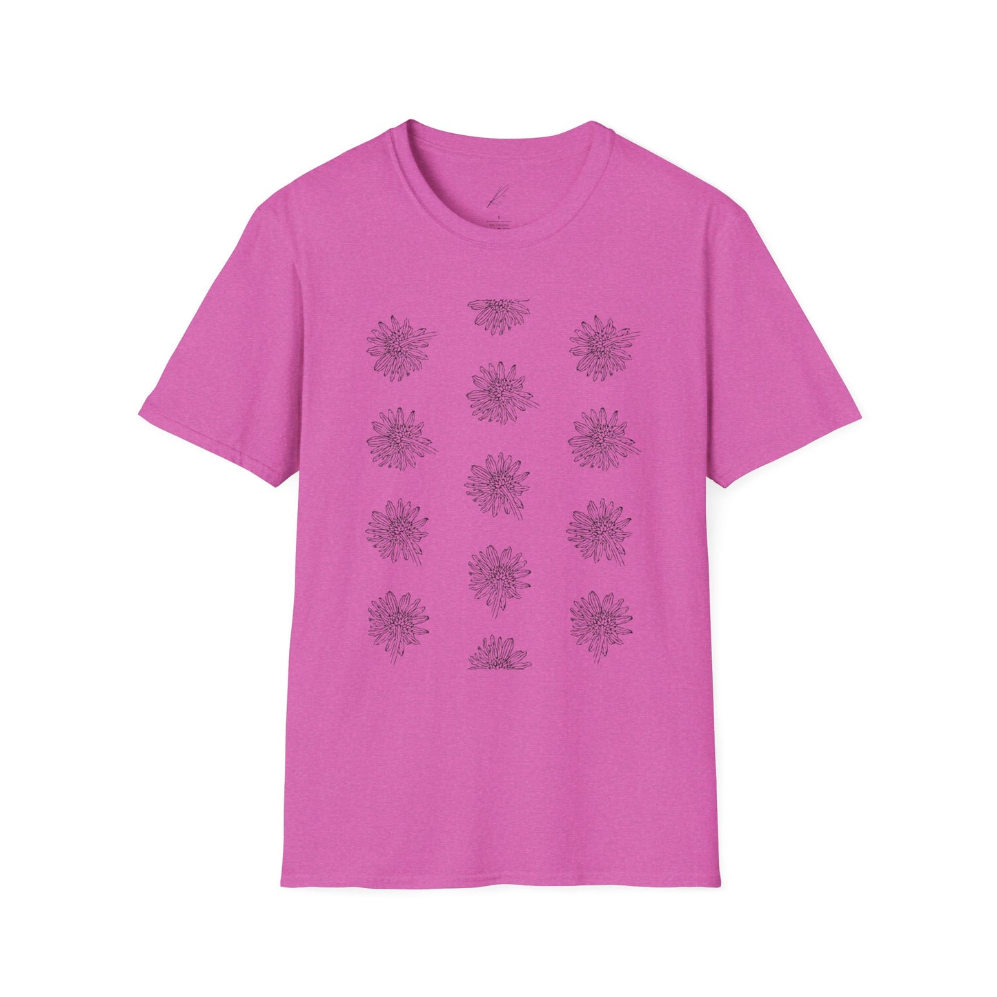 Botanical Floral Unisex Softstyle T-Shirt - Comfortable Nature-Inspired Design