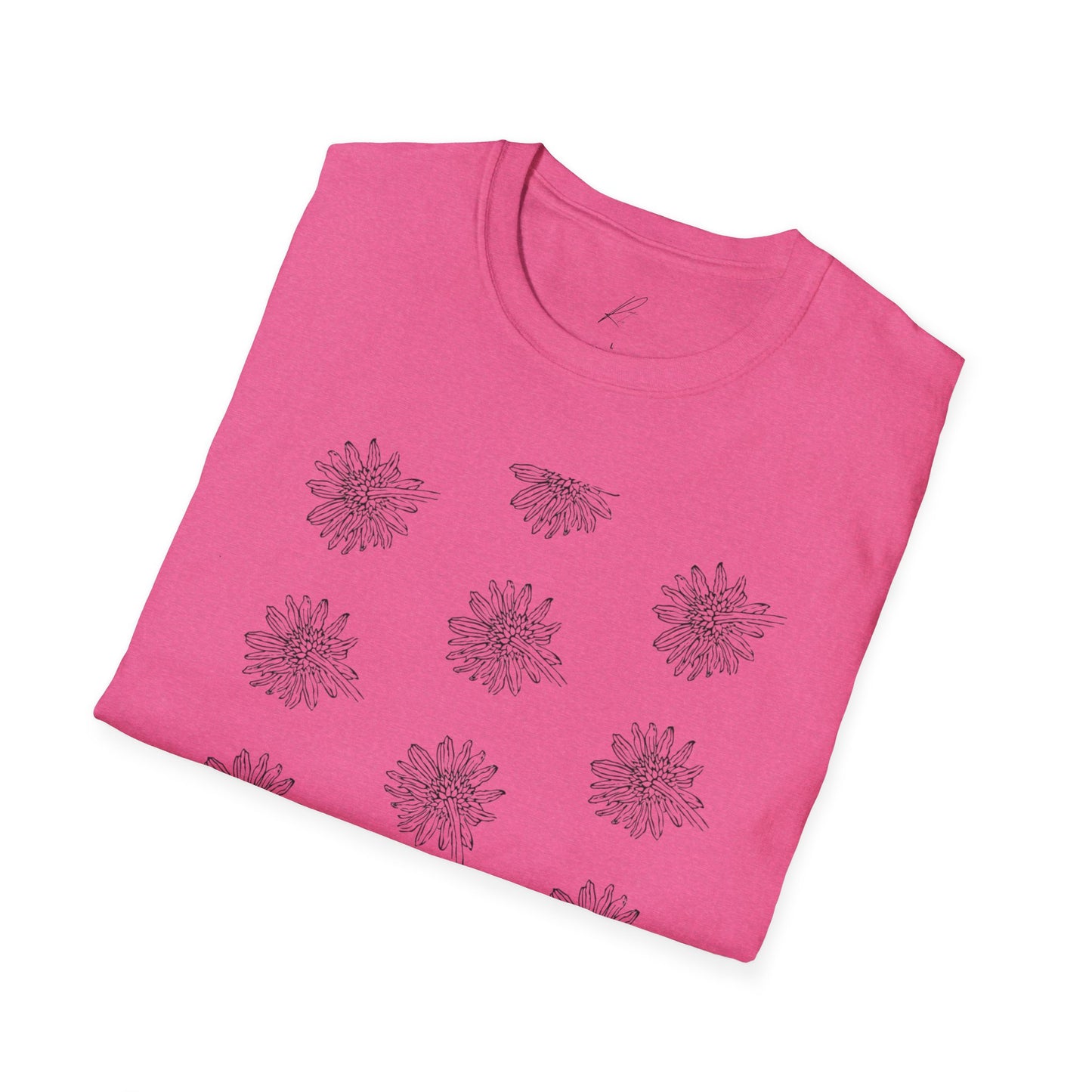 Botanical Floral Unisex Softstyle T-Shirt - Comfortable Nature-Inspired Design