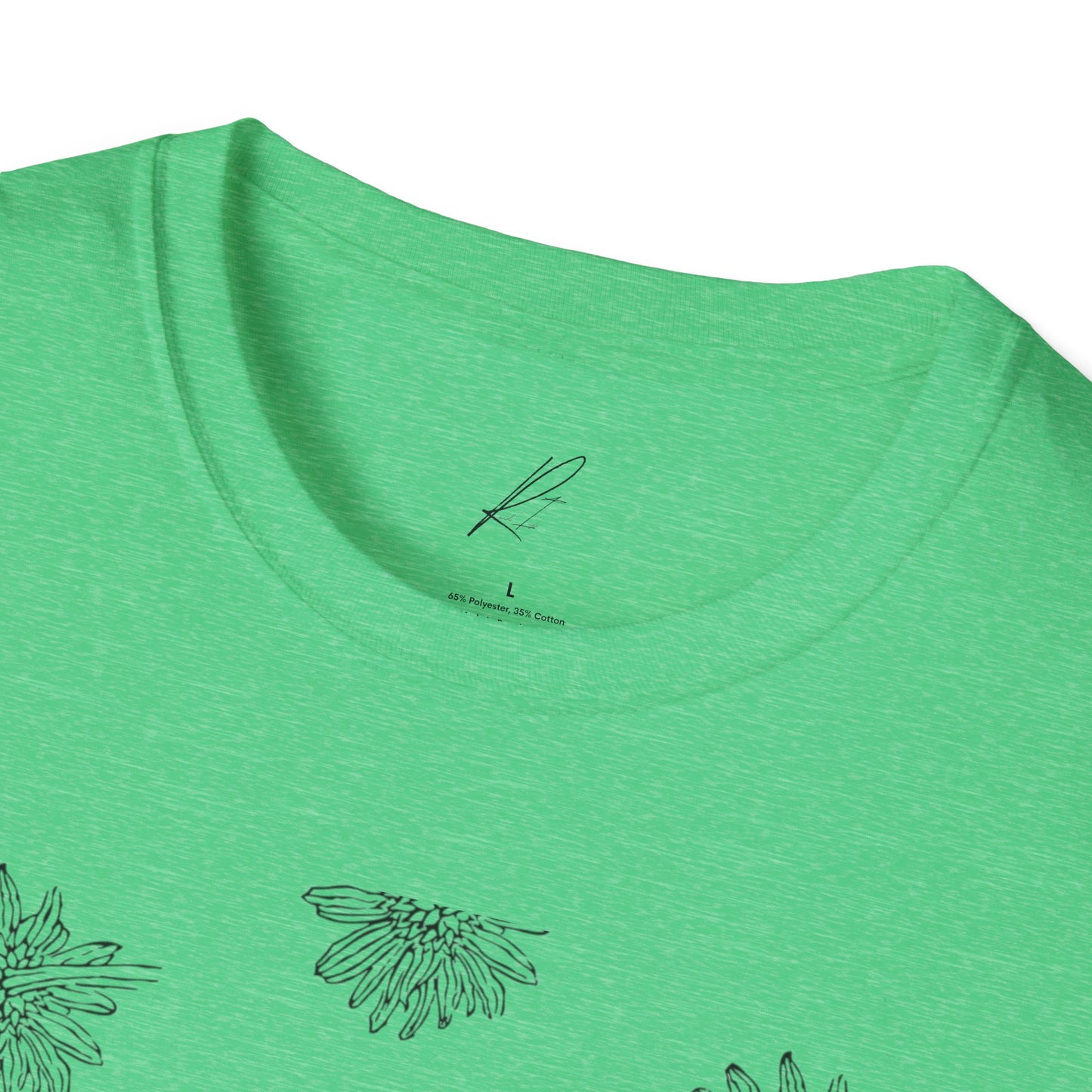 Botanical Floral Unisex Softstyle T-Shirt - Comfortable Nature-Inspired Design
