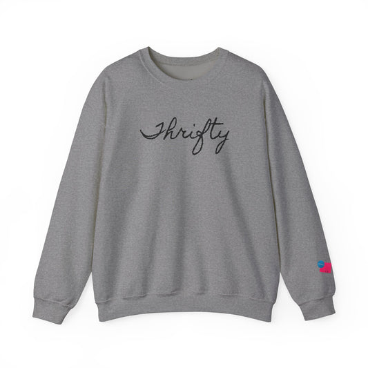 Thrifty Unisex Crewneck Sweatshirt - Comfortable Casual Wear