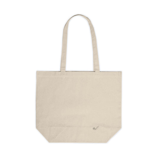 Eco-Friendly Canvas Shopping Tote - 'Thrifty' Design