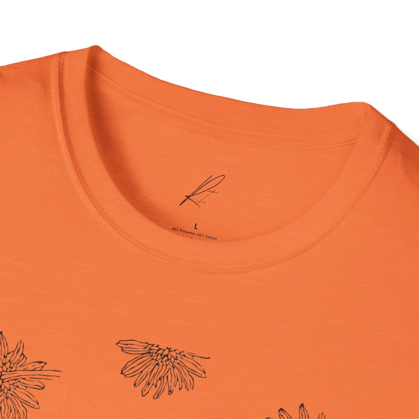 Botanical Floral Unisex Softstyle T-Shirt - Comfortable Nature-Inspired Design