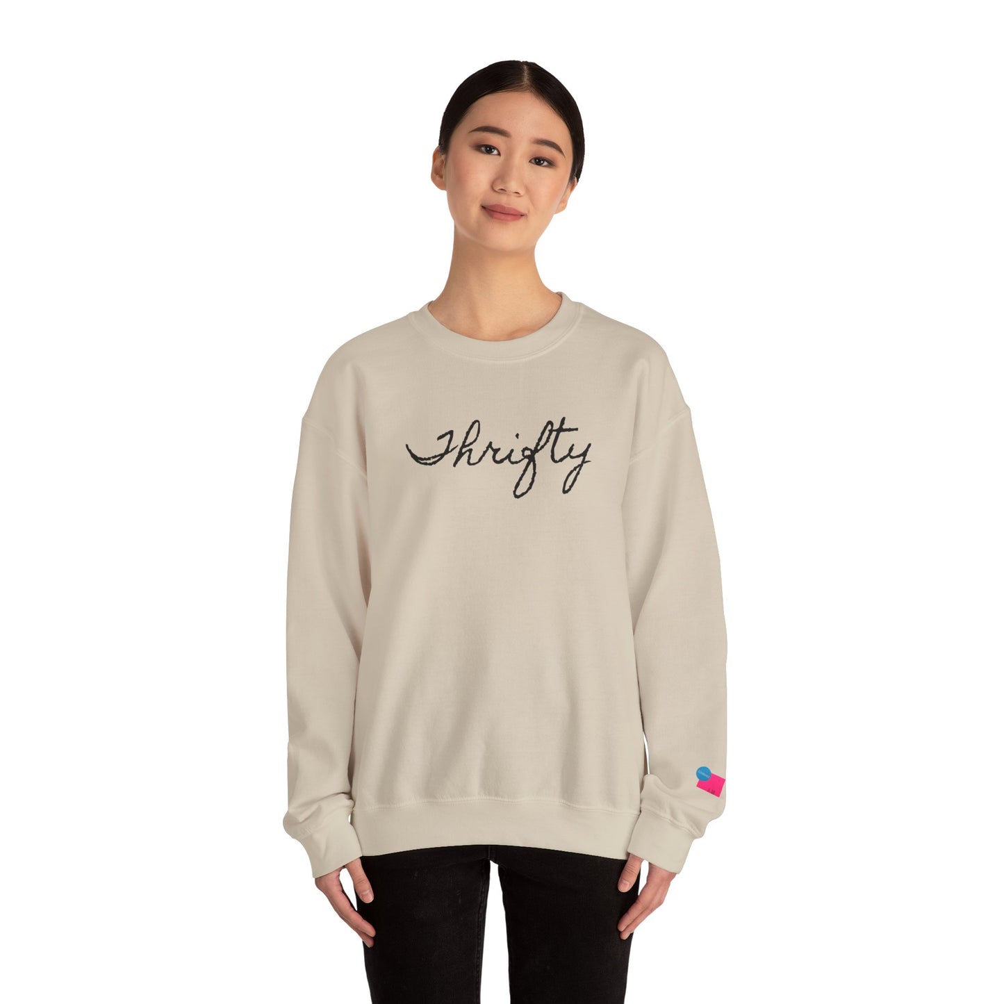 Thrifty Unisex Crewneck Sweatshirt - Comfortable Casual Wear