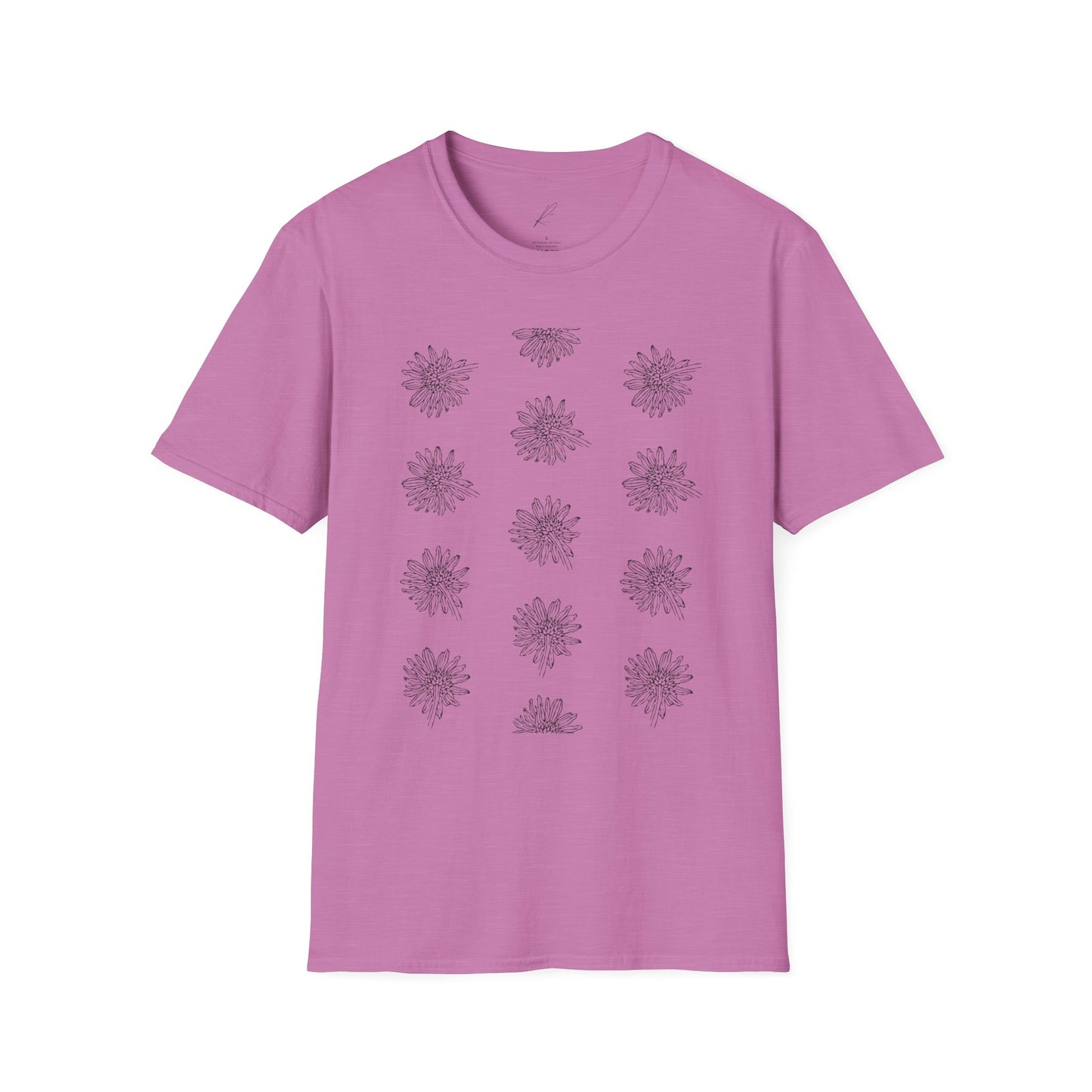 Botanical Floral Unisex Softstyle T-Shirt - Comfortable Nature-Inspired Design