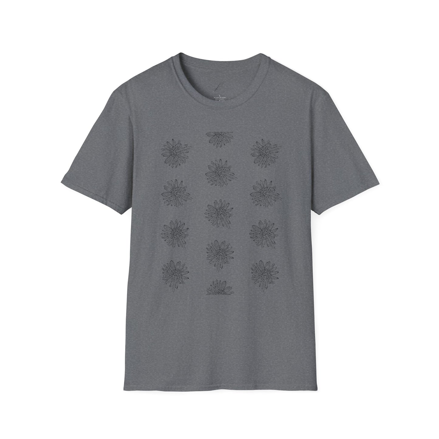 Botanical Floral Unisex Softstyle T-Shirt - Comfortable Nature-Inspired Design