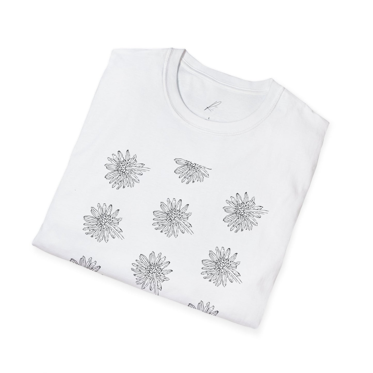 Botanical Floral Unisex Softstyle T-Shirt - Comfortable Nature-Inspired Design