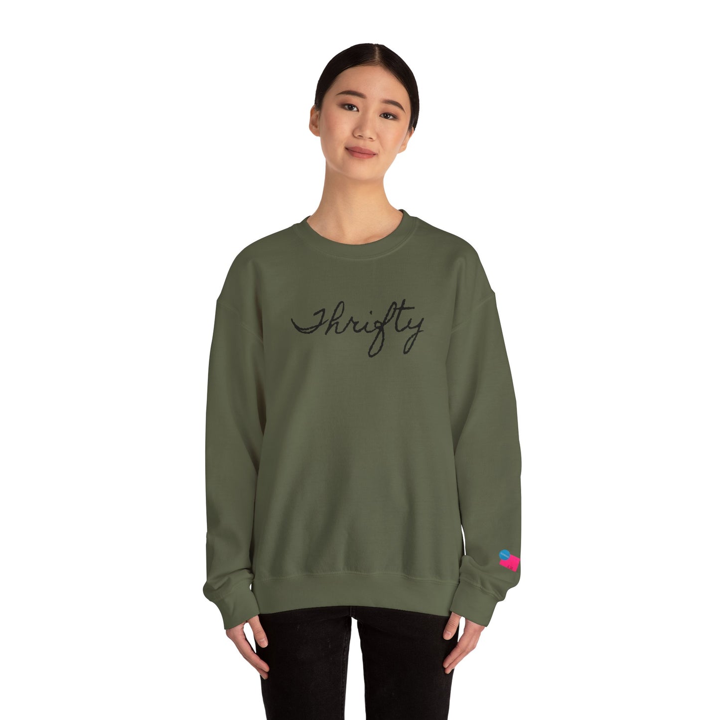Thrifty Unisex Crewneck Sweatshirt - Comfortable Casual Wear