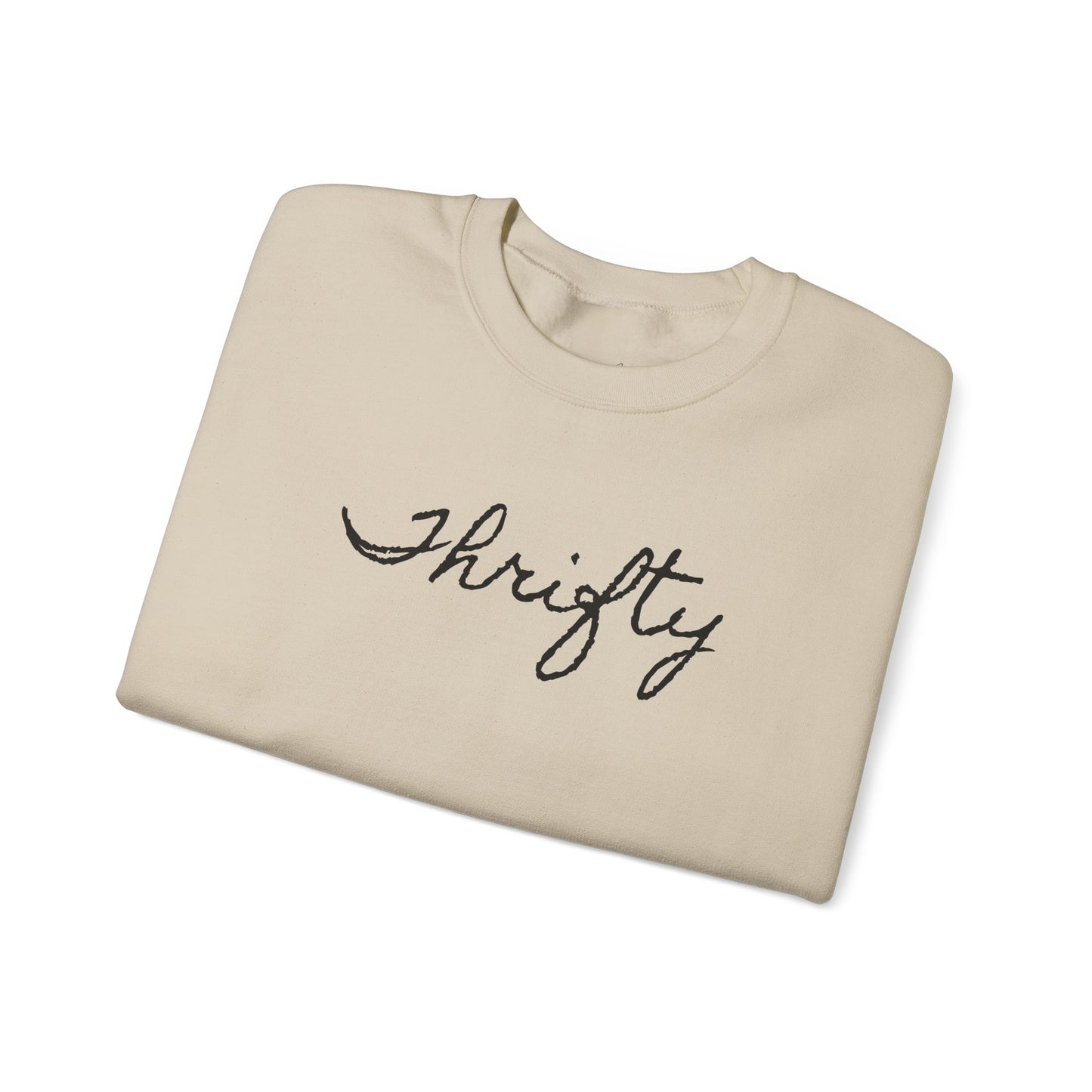 Thrifty Unisex Crewneck Sweatshirt - Comfortable Casual Wear
