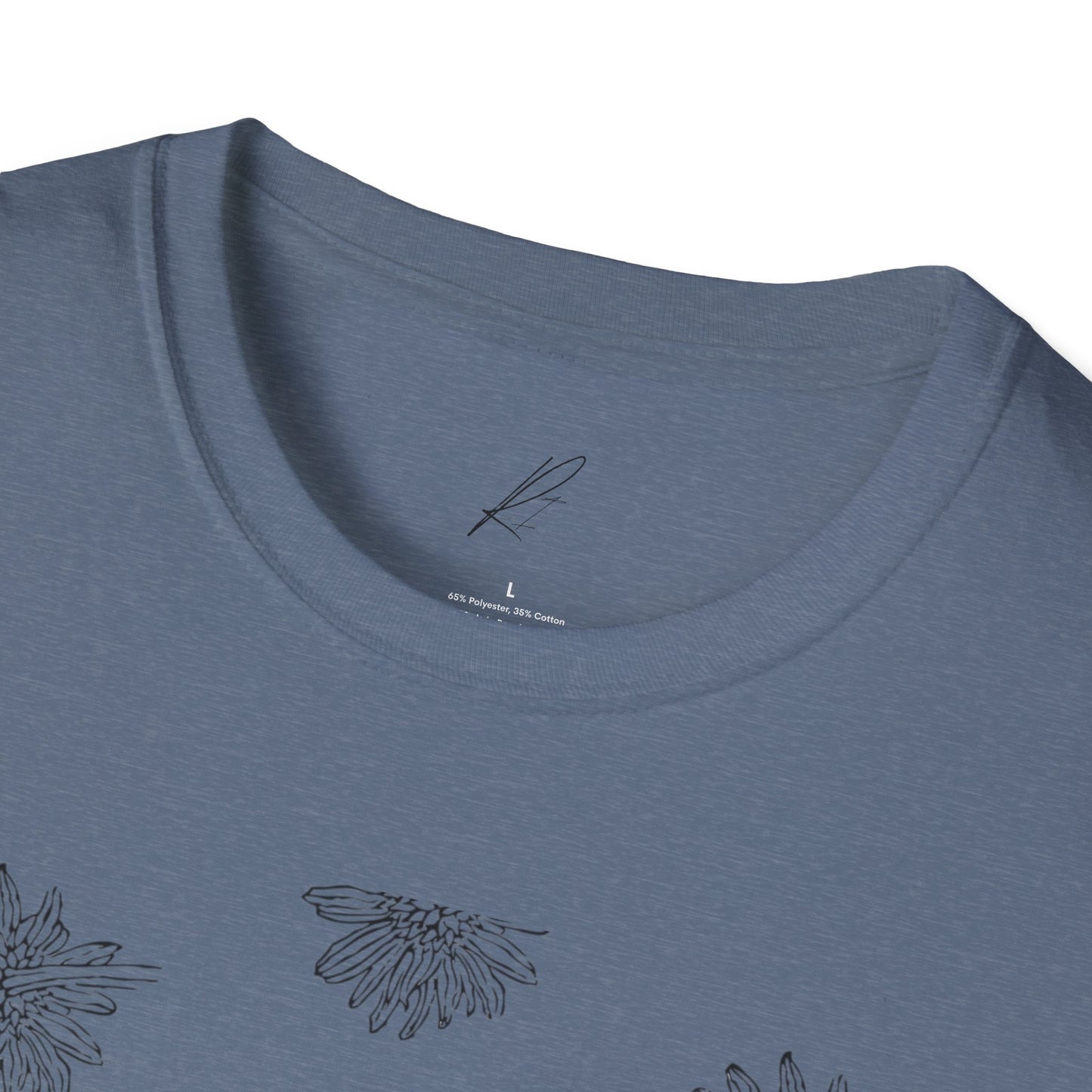 Botanical Floral Unisex Softstyle T-Shirt - Comfortable Nature-Inspired Design