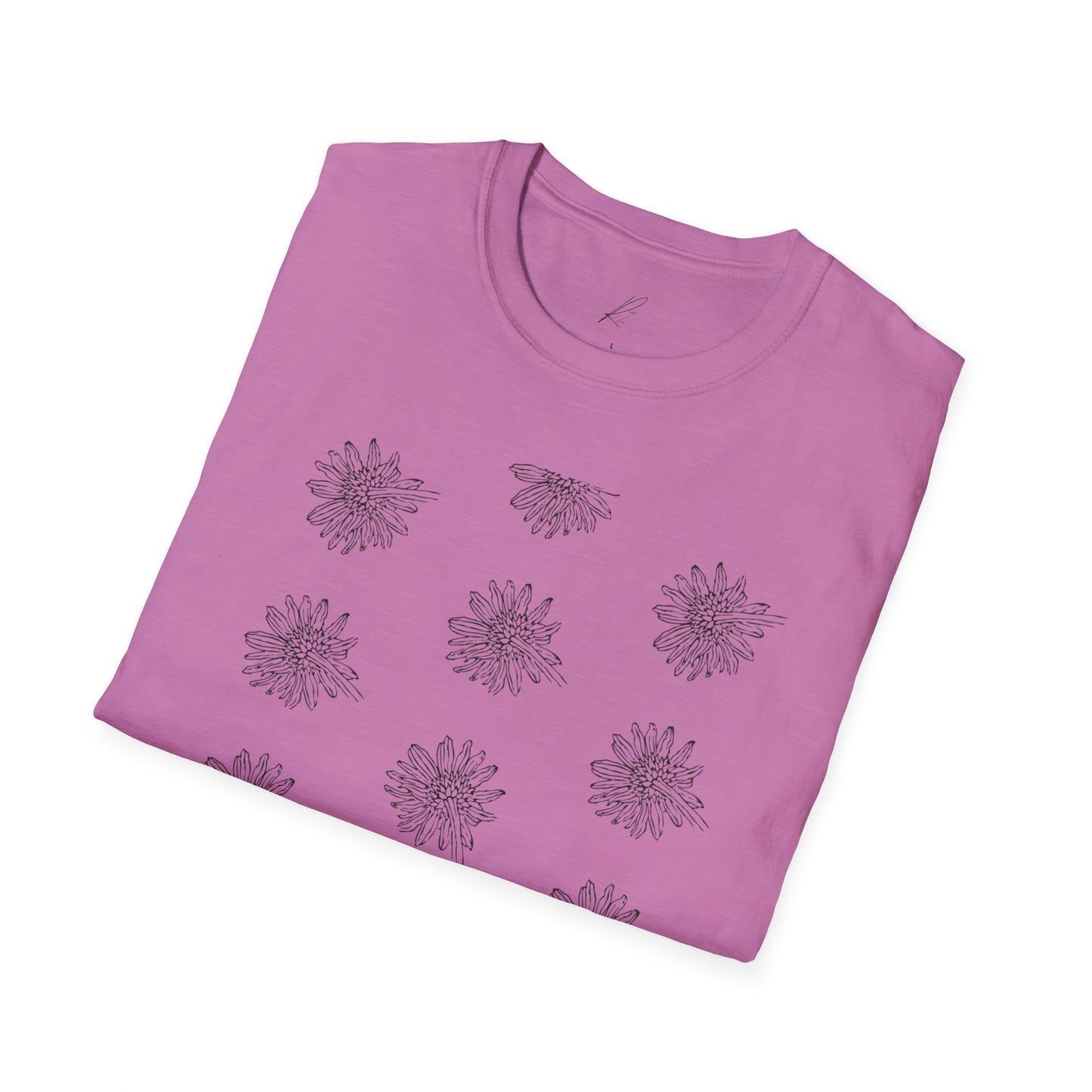 Botanical Floral Unisex Softstyle T-Shirt - Comfortable Nature-Inspired Design