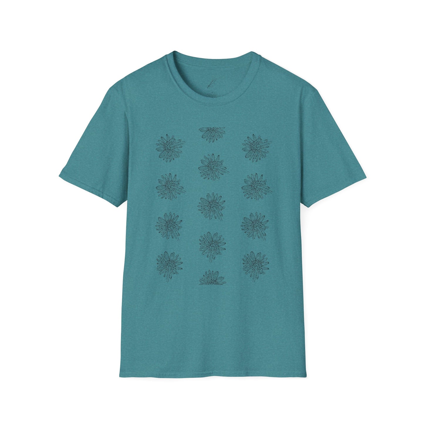 Botanical Floral Unisex Softstyle T-Shirt - Comfortable Nature-Inspired Design