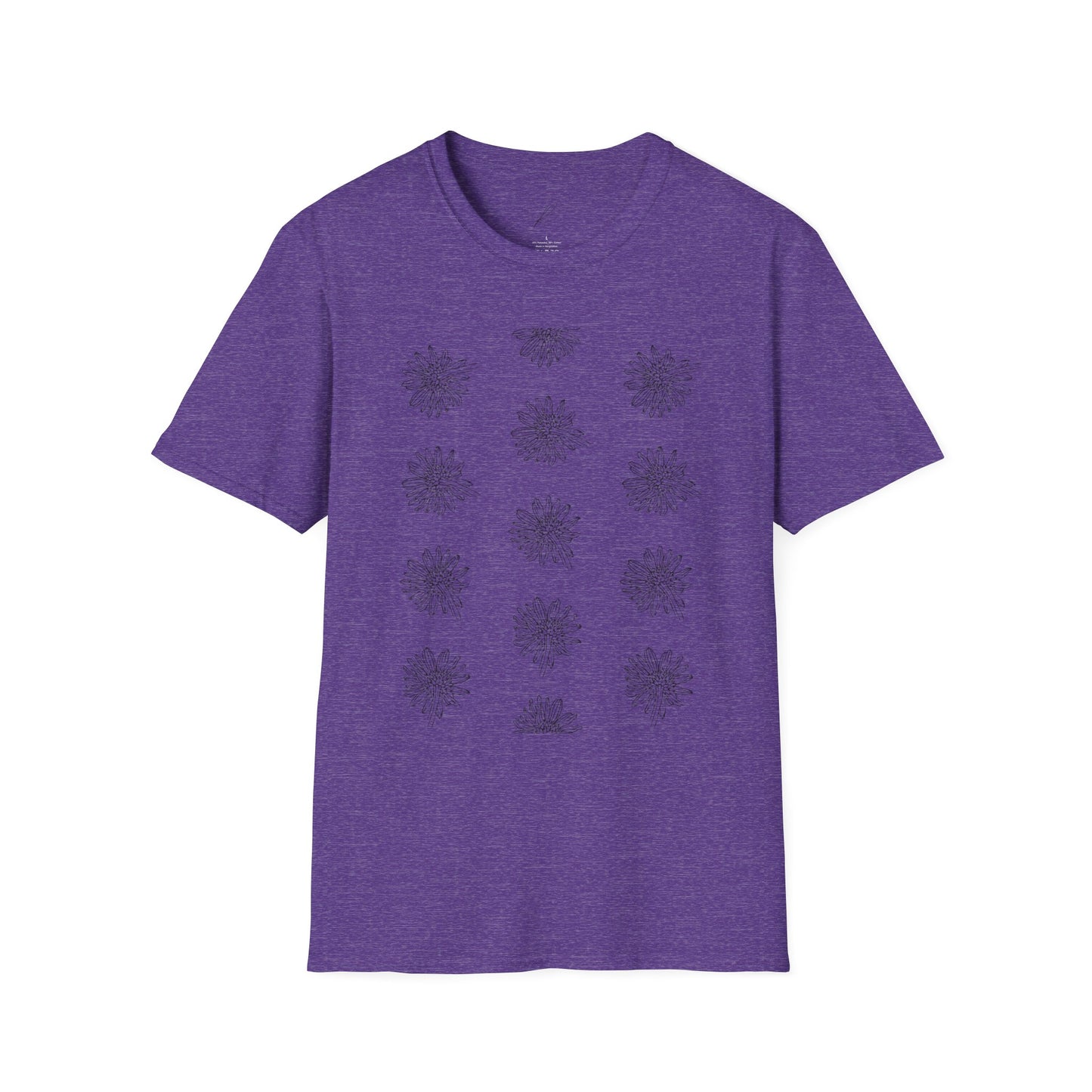 Botanical Floral Unisex Softstyle T-Shirt - Comfortable Nature-Inspired Design