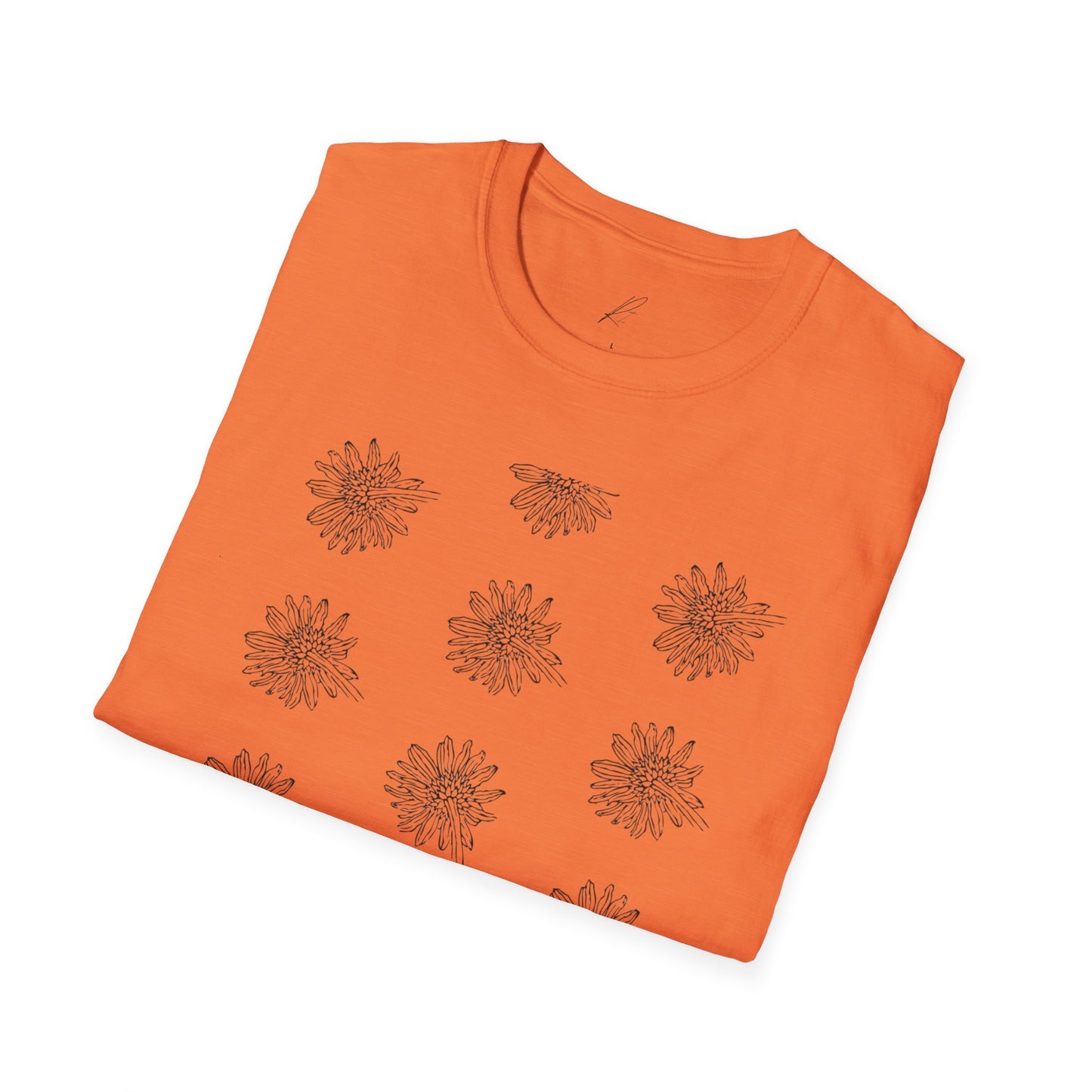 Botanical Floral Unisex Softstyle T-Shirt - Comfortable Nature-Inspired Design