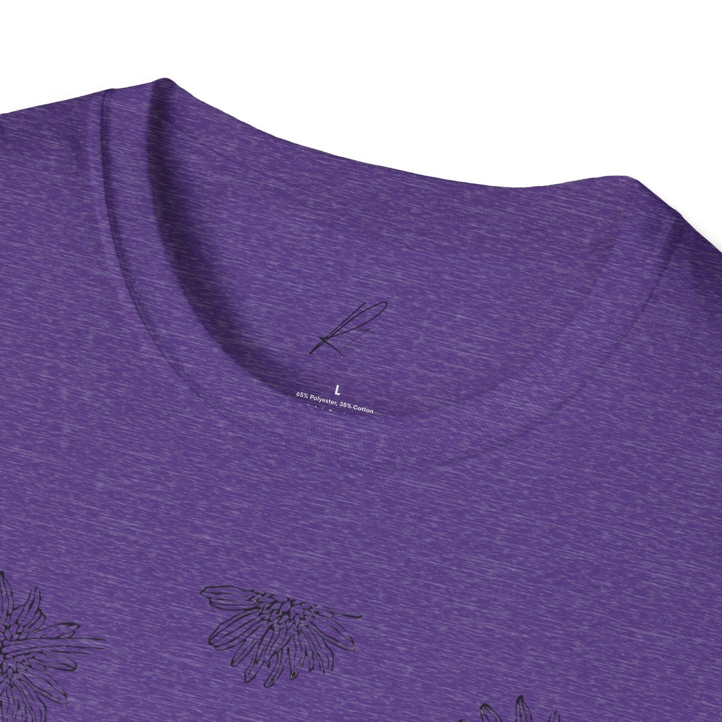 Botanical Floral Unisex Softstyle T-Shirt - Comfortable Nature-Inspired Design