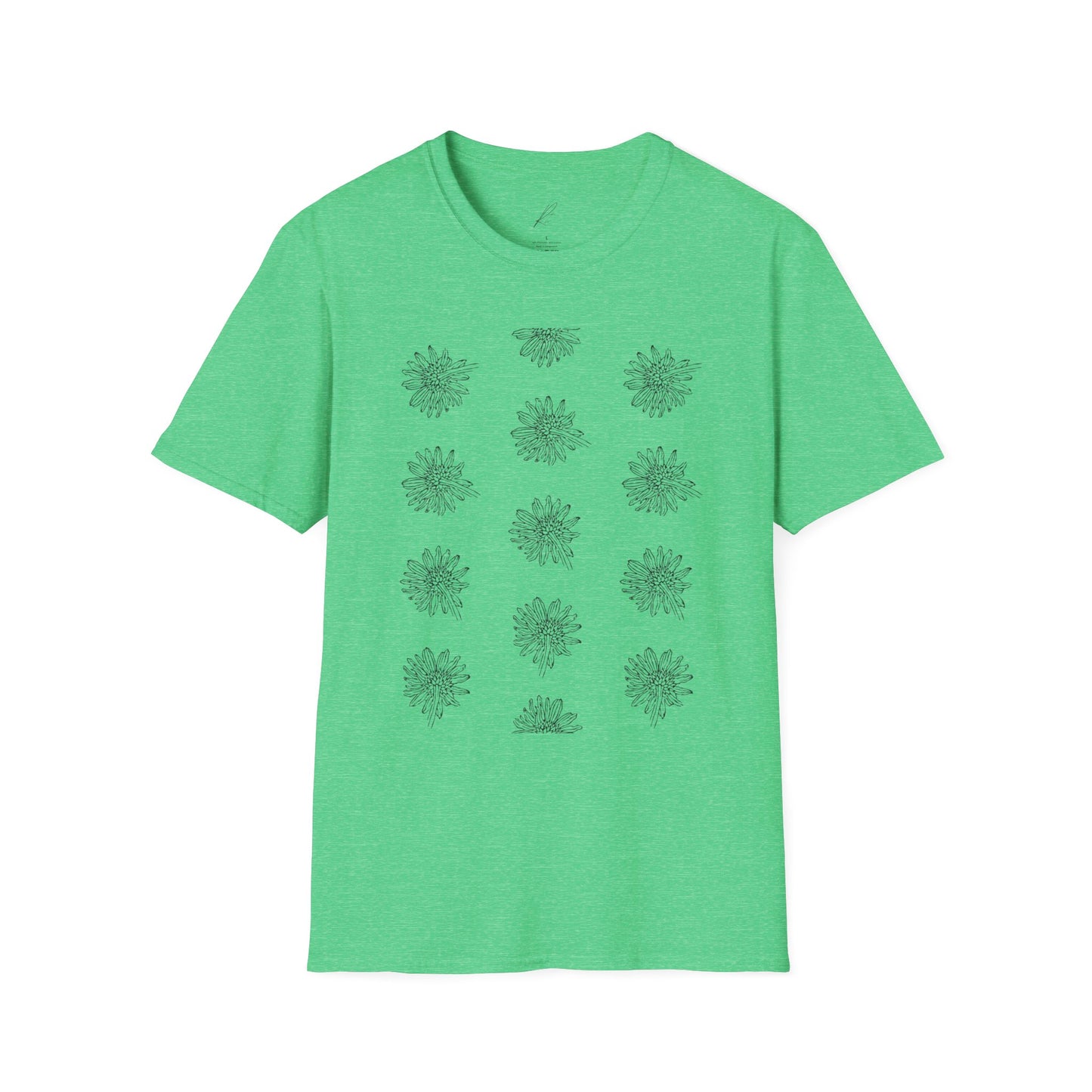 Botanical Floral Unisex Softstyle T-Shirt - Comfortable Nature-Inspired Design