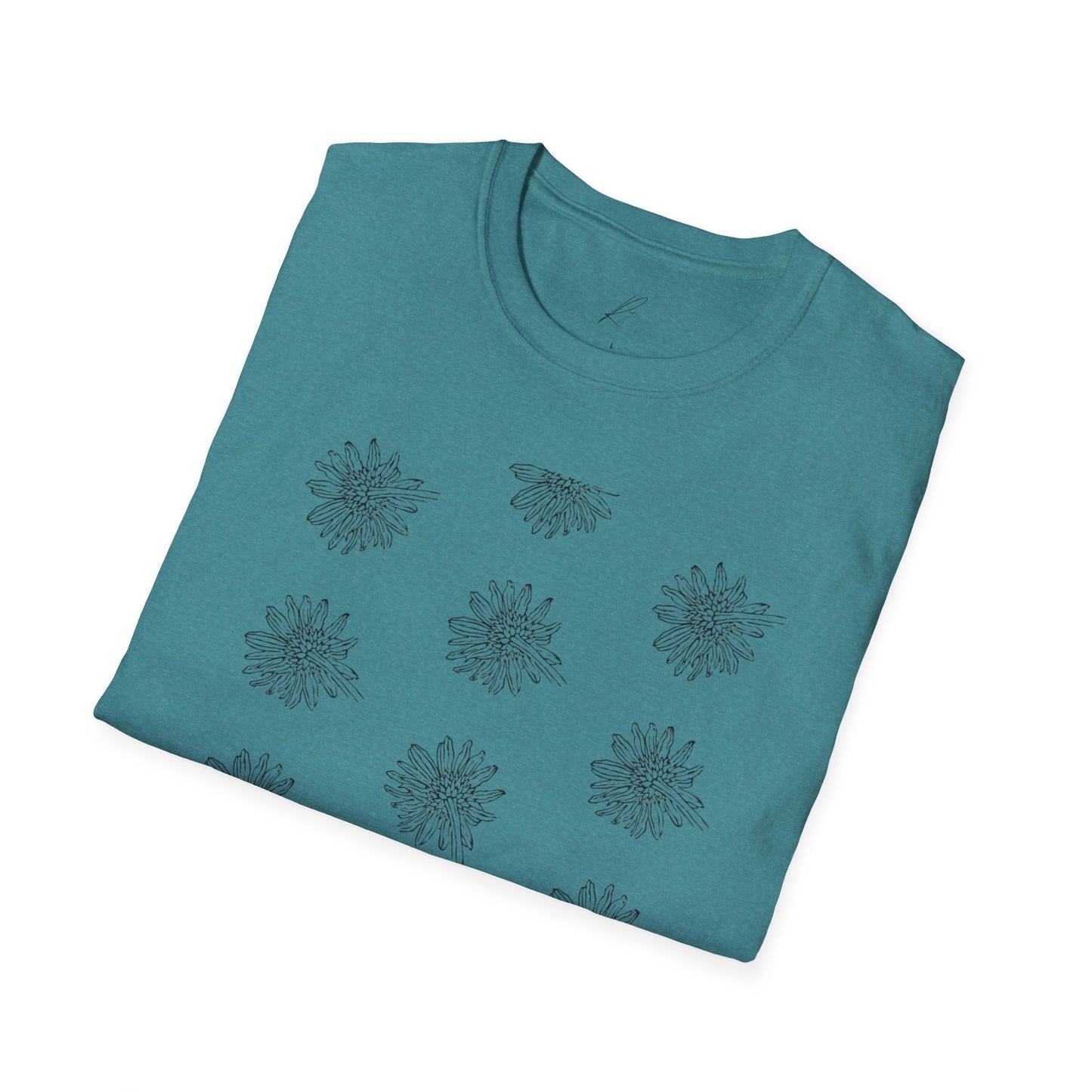 Botanical Floral Unisex Softstyle T-Shirt - Comfortable Nature-Inspired Design