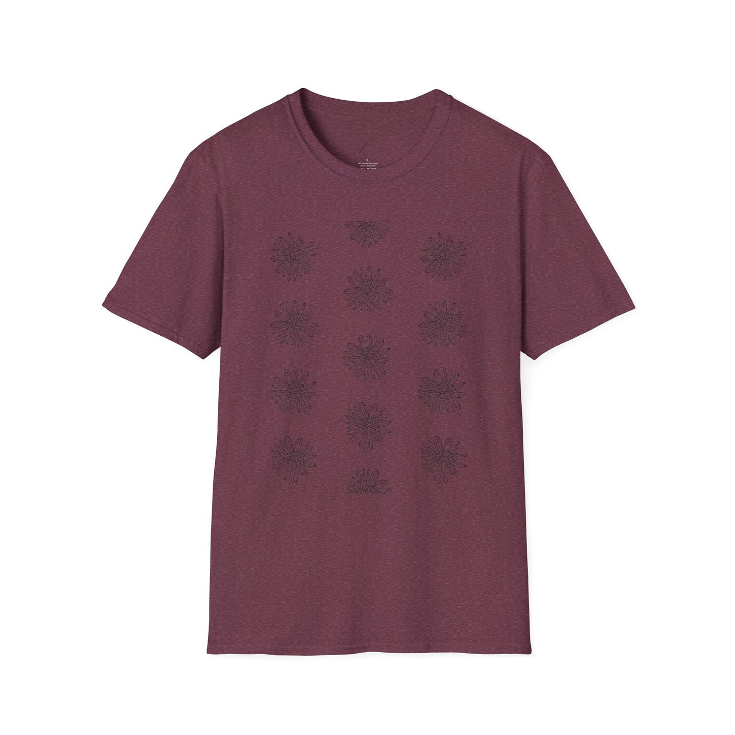 Botanical Floral Unisex Softstyle T-Shirt - Comfortable Nature-Inspired Design